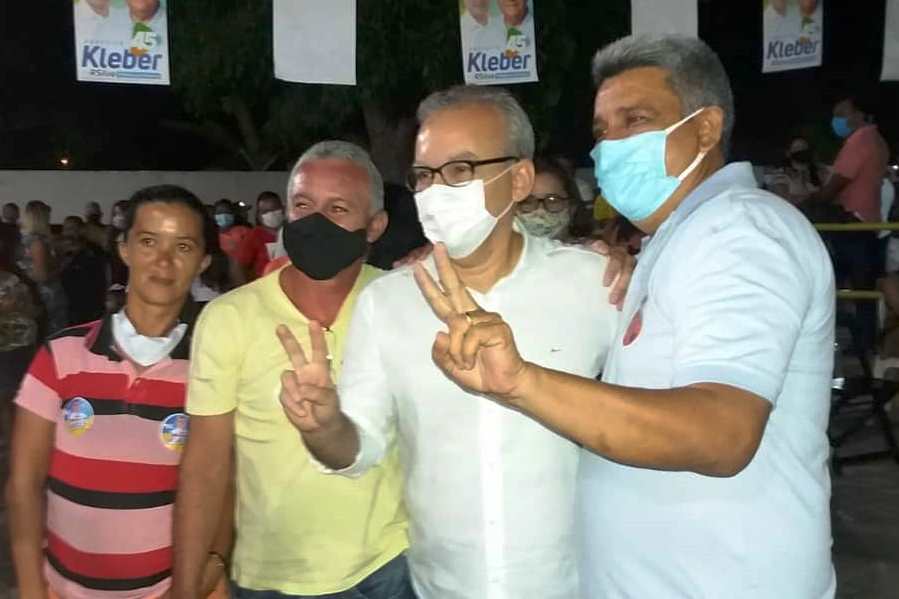 Vereador Joninha (PSDB) durante encontro com apoiadores na zona Sudeste da capital